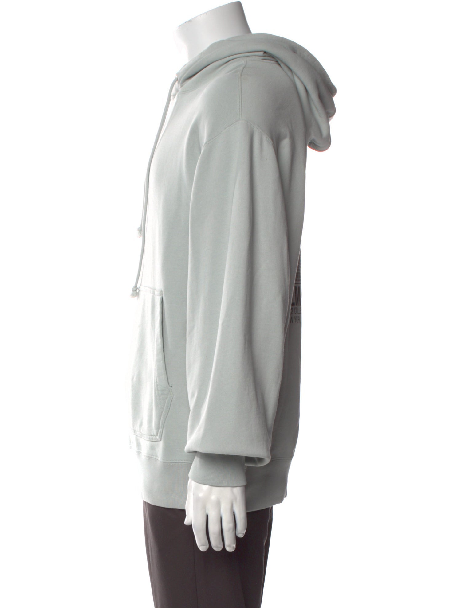 Helmut Lang Graphic Print Crew Neck Hoodie