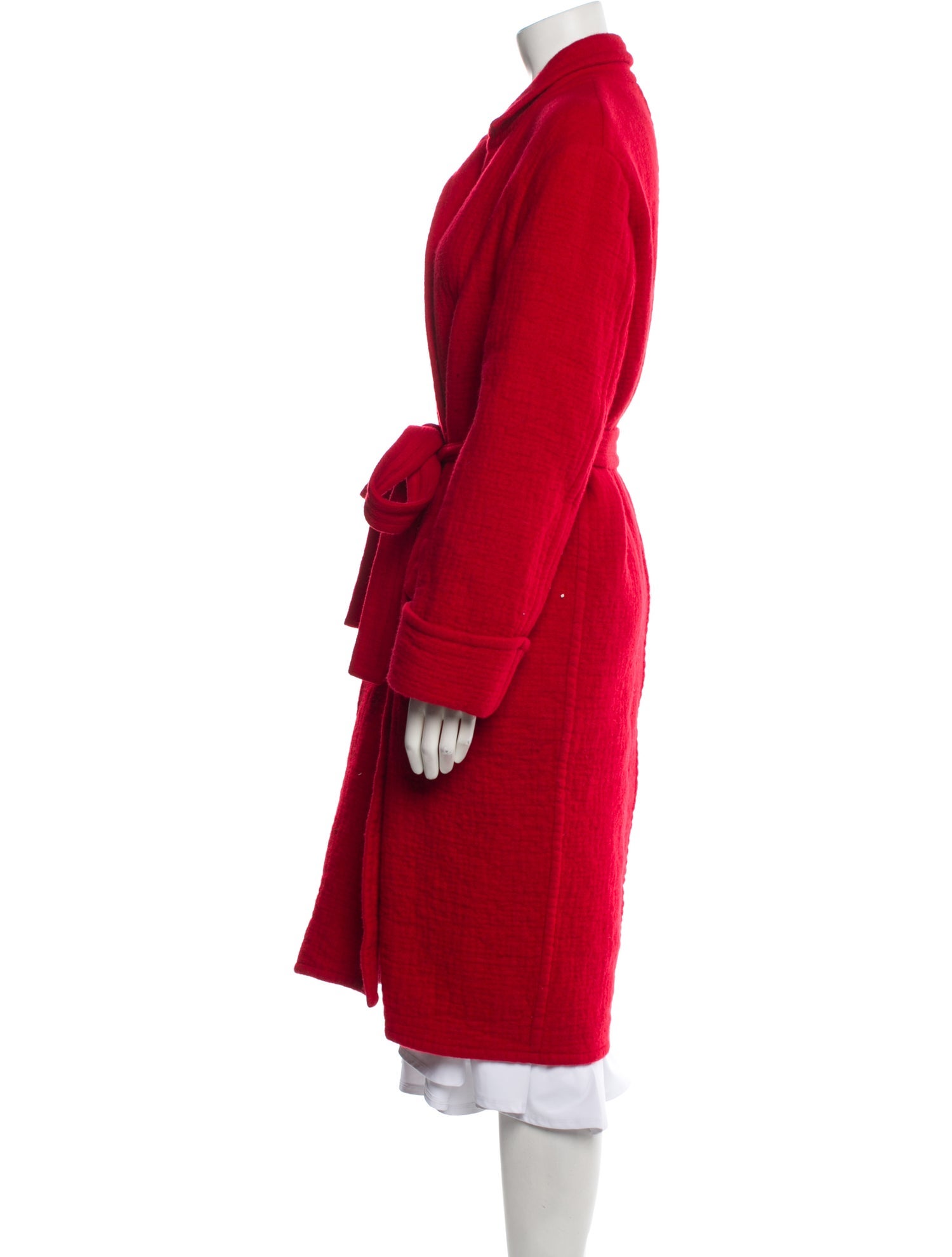 Helmut Lang Virgin Wool Trench Coat