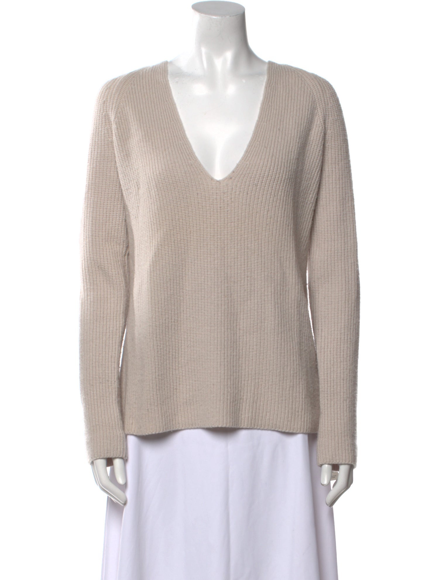 Helmut Lang Wool V-Neck Sweater
