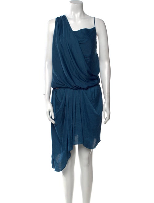 Helmut Lang Cowl Neck Midi Length Dress