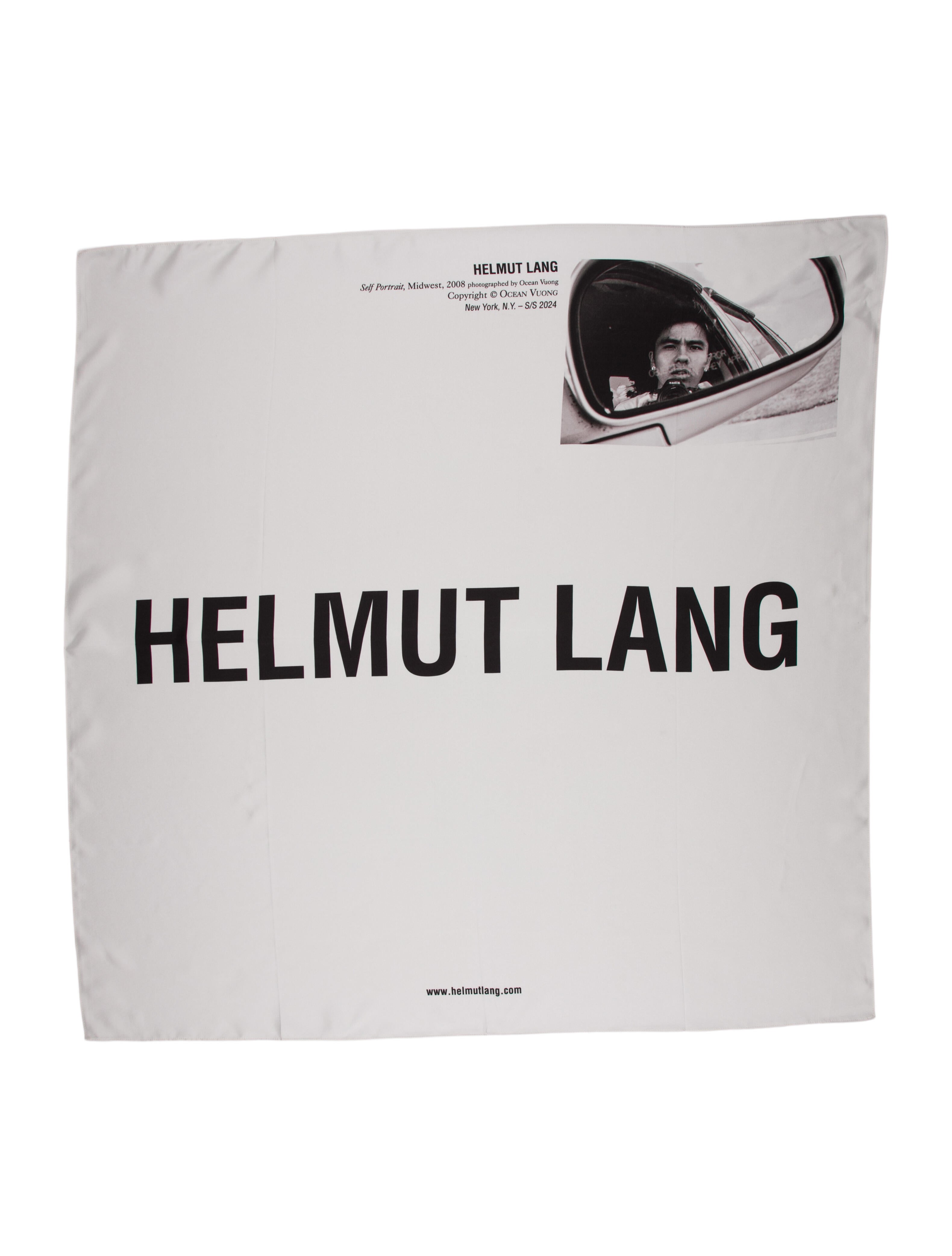 Helmut Lang Printed Scarf