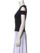 Helmut Lang Square Neckline Short Sleeve Top