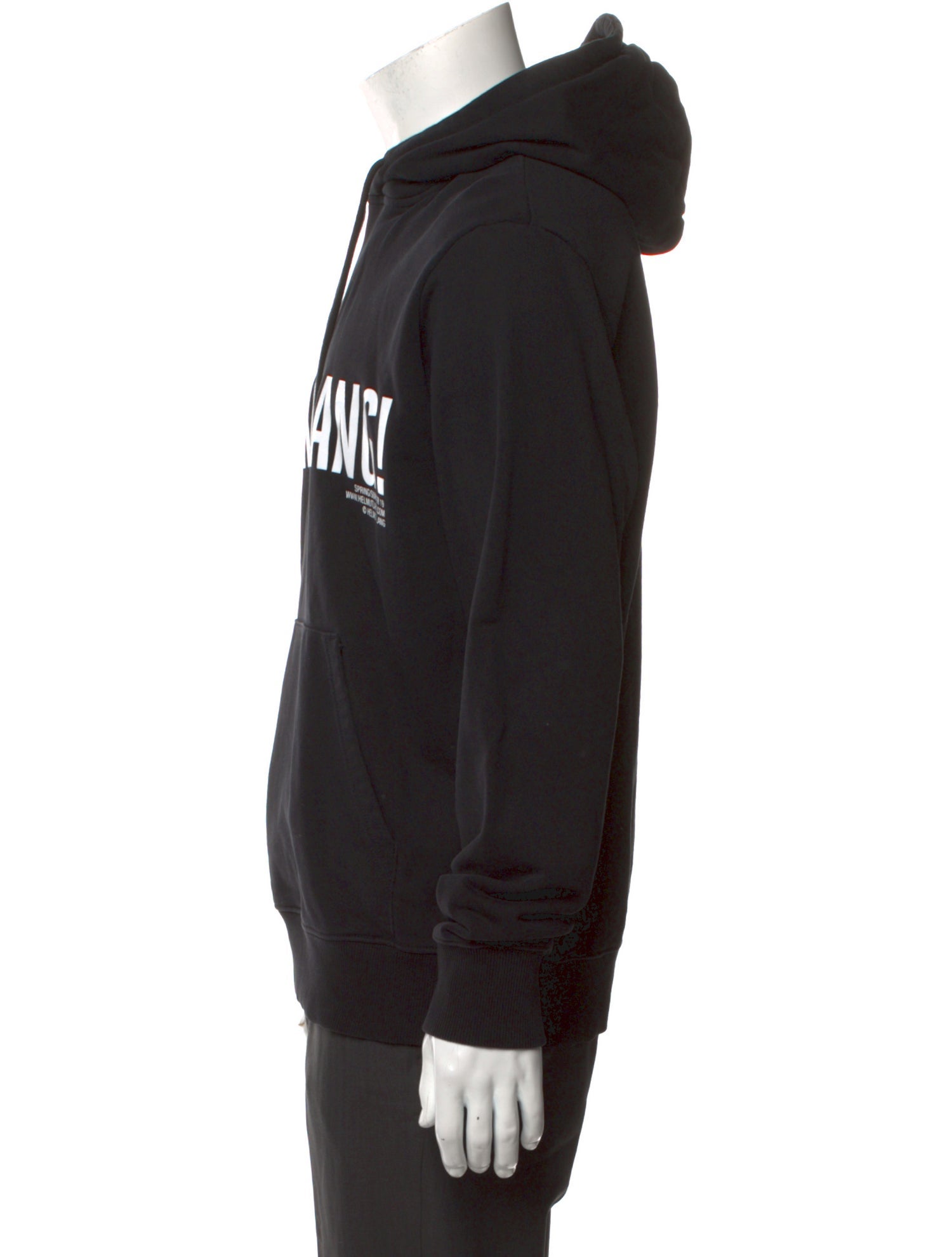 Helmut Lang Graphic Print Crew Neck Hoodie