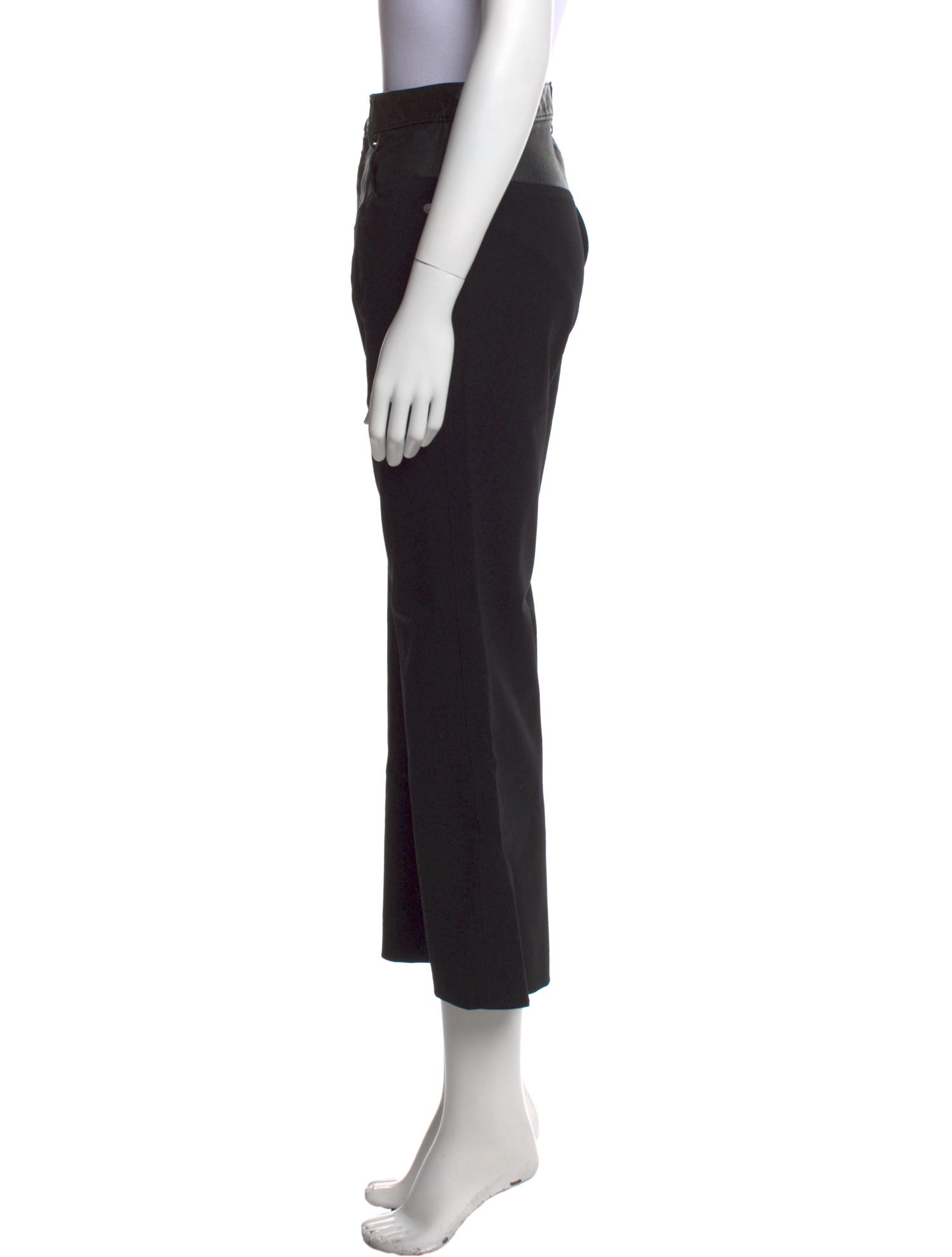 Helmut Lang Virgin Wool Wide Leg Pants