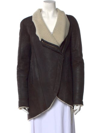 Helmut Lang Shearling Fur Jacket