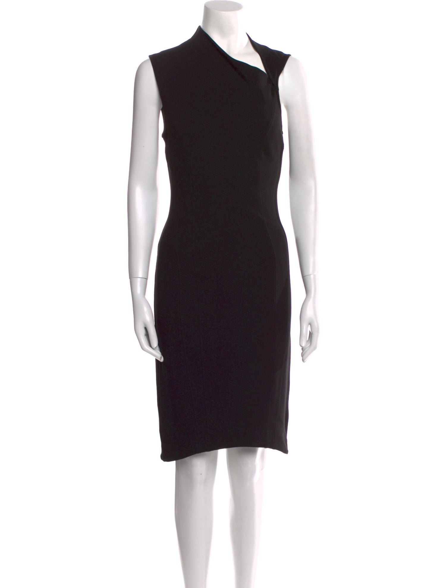 Helmut Lang V-Neck Knee-Length Dress
