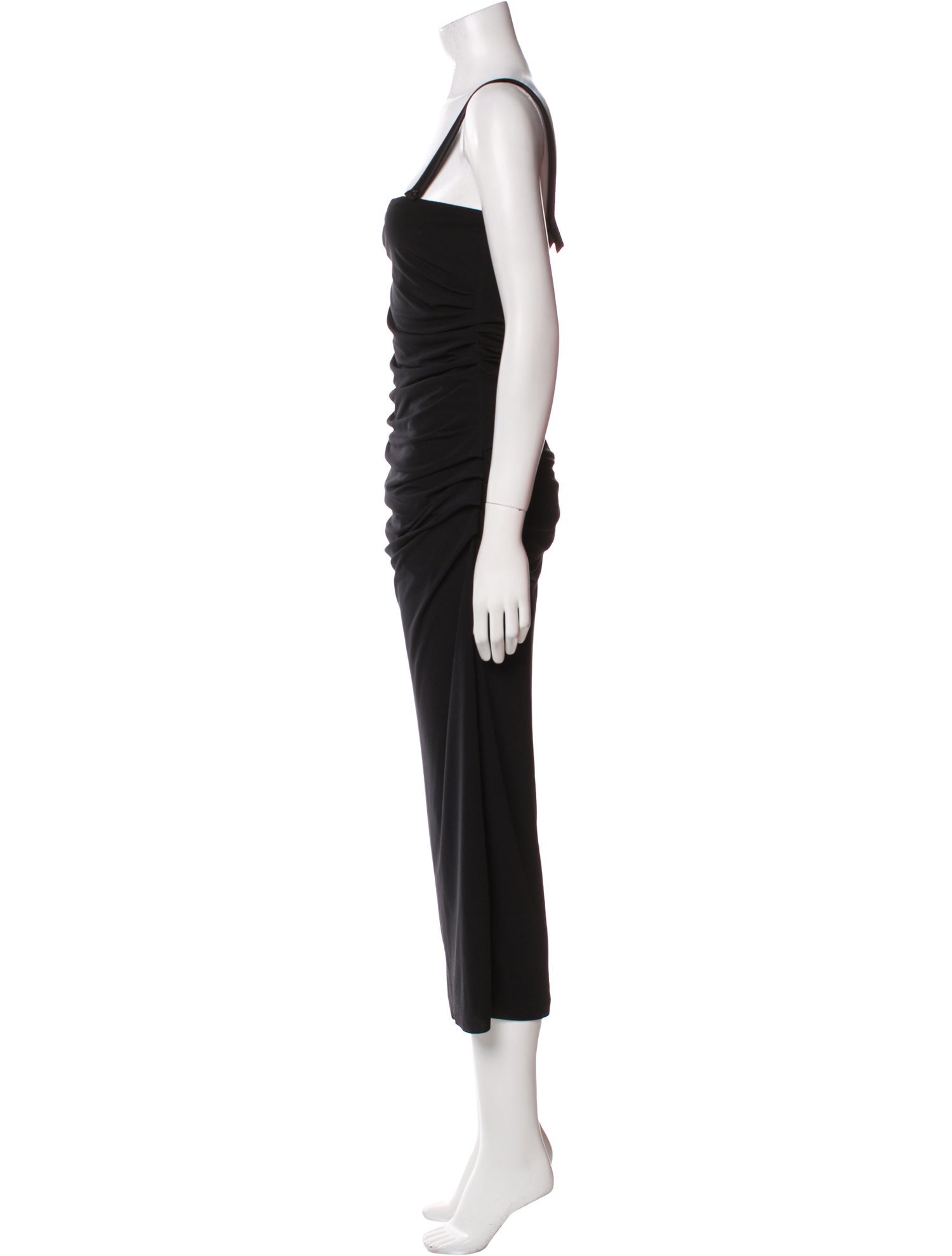 Helmut Lang Square Neckline Long Dress