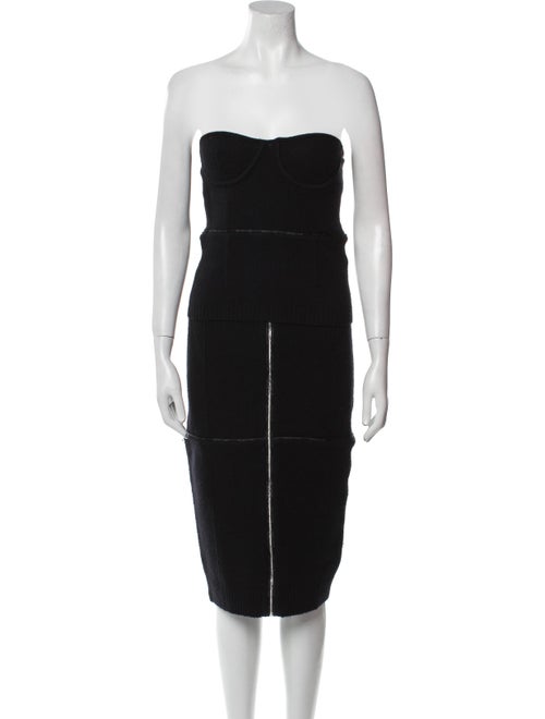 Helmut Lang Wool Skirt Set