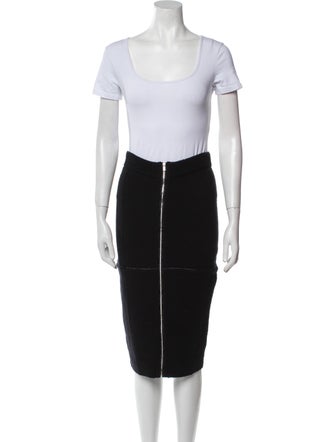 Helmut Lang Wool Skirt Set