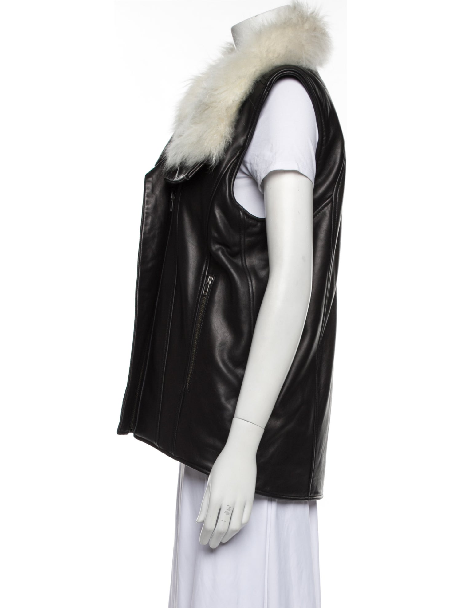 Helmut Lang Lamb Leather Fur Jacket