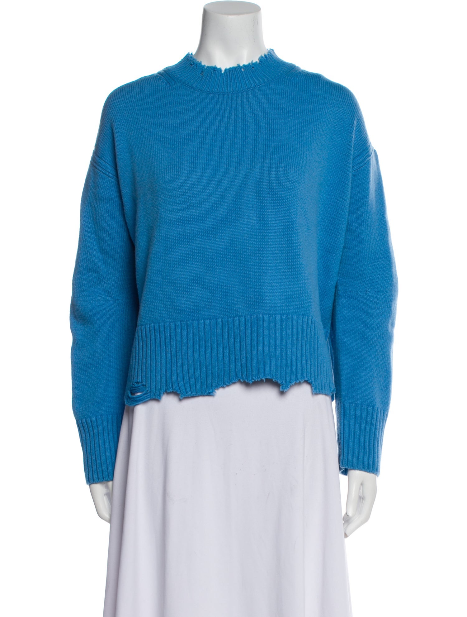 Helmut Lang Wool Mock Neck Sweater