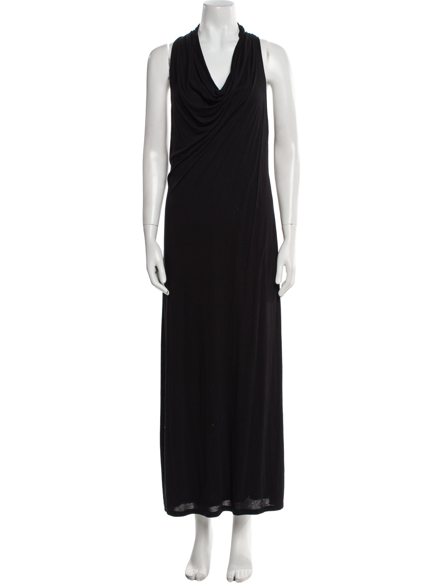 Helmut Lang Cowl Neck Long Dress