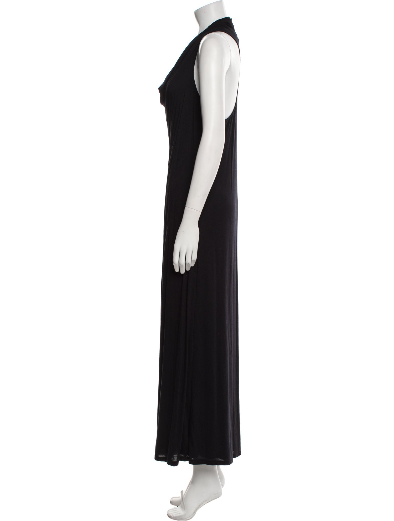 Helmut Lang Cowl Neck Long Dress