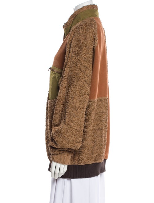 Helmut Lang Colorblock Pattern Bomber Jacket