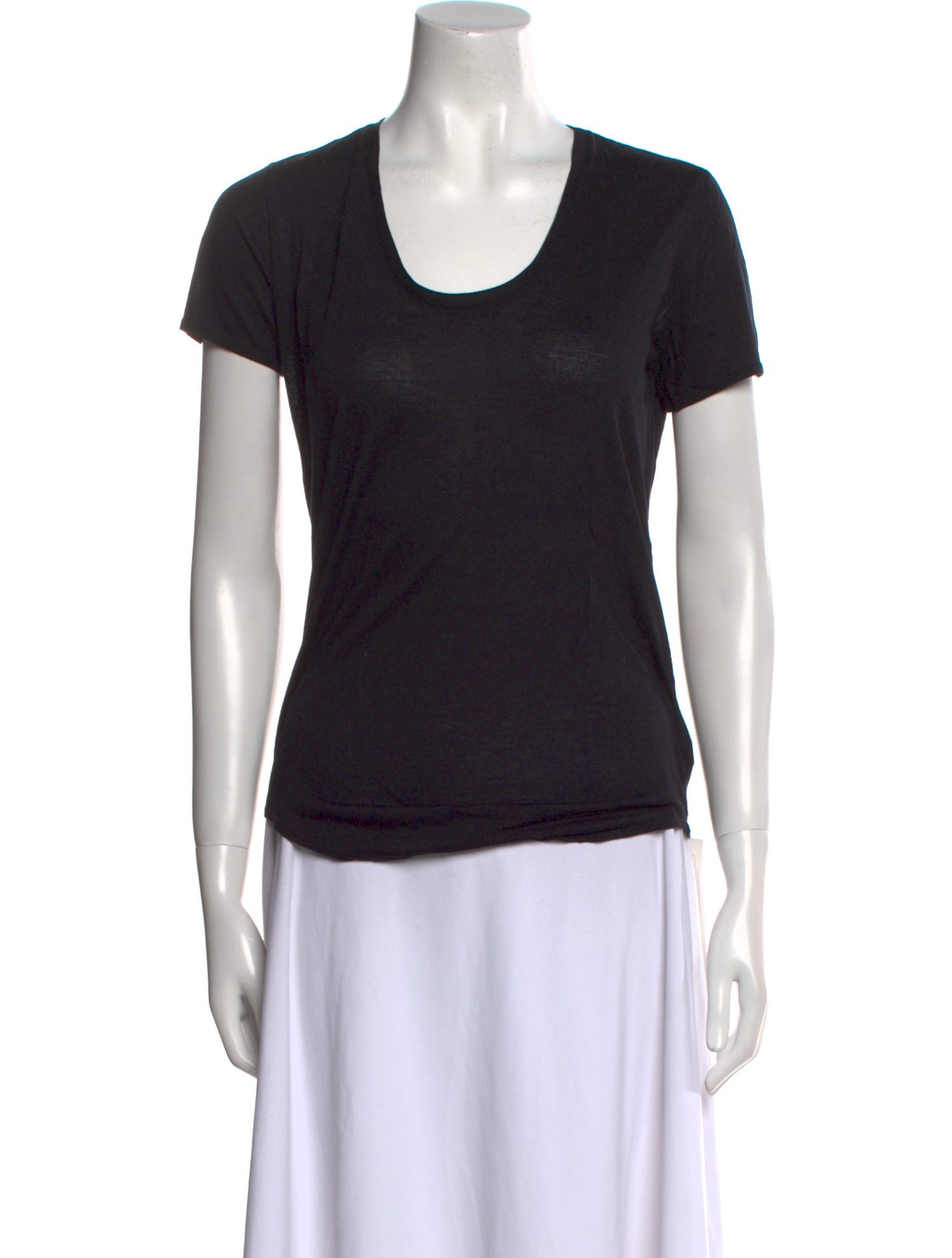 Helmut Lang Scoop Neck Short Sleeve T-Shirt