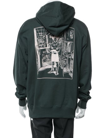 Helmut Lang Graphic Print Crew Neck Hoodie