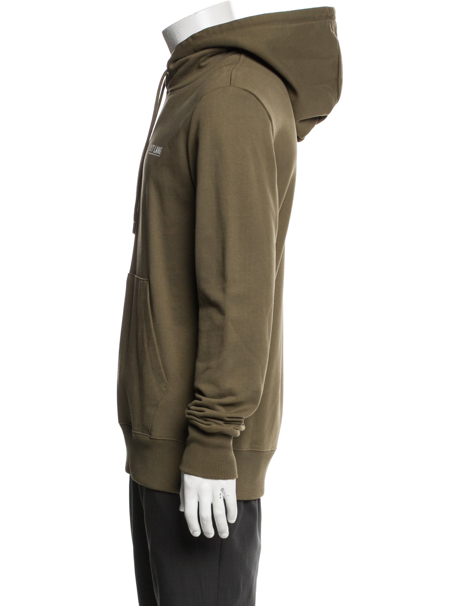 Helmut Lang Graphic Print Crew Neck Hoodie