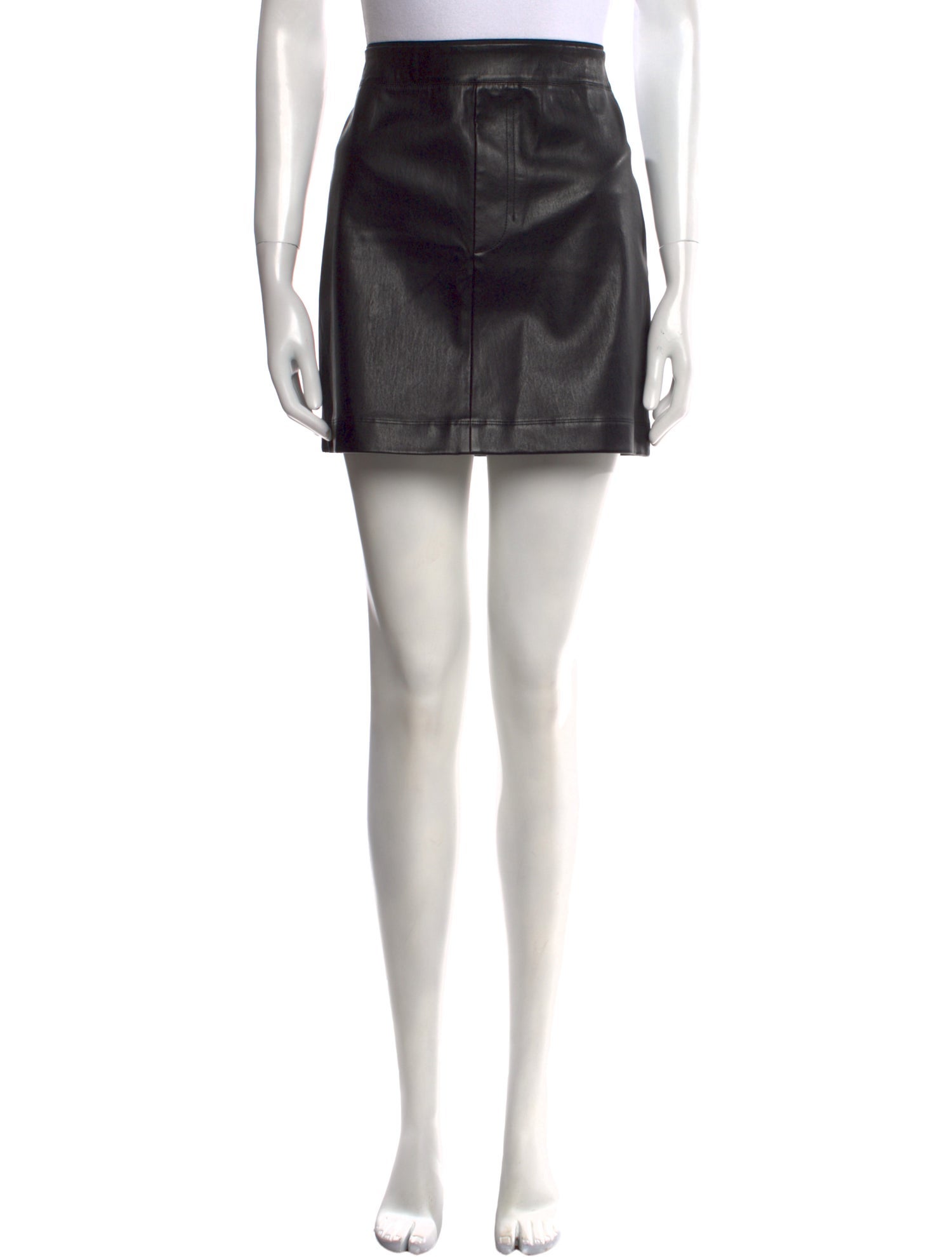 Helmut Lang Leather Mini Skirt