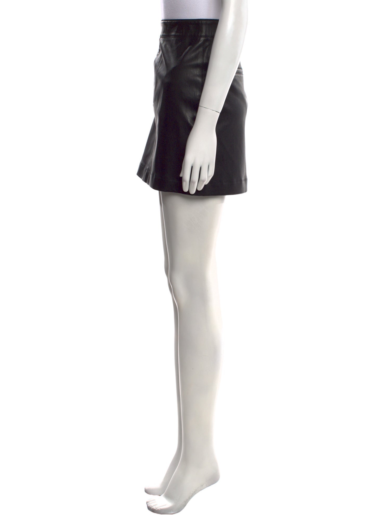 Helmut Lang Leather Mini Skirt