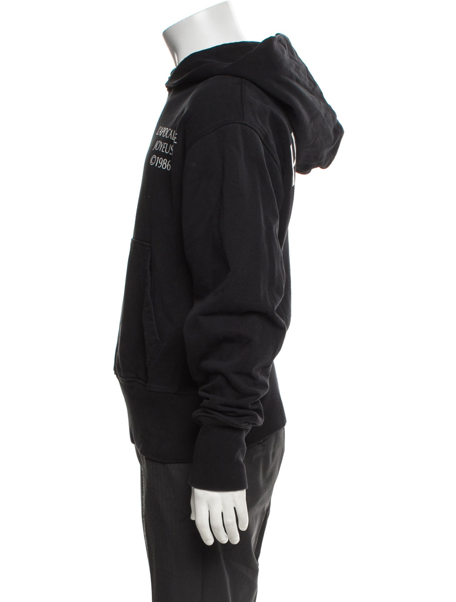Helmut Lang Graphic Print Crew Neck Hoodie