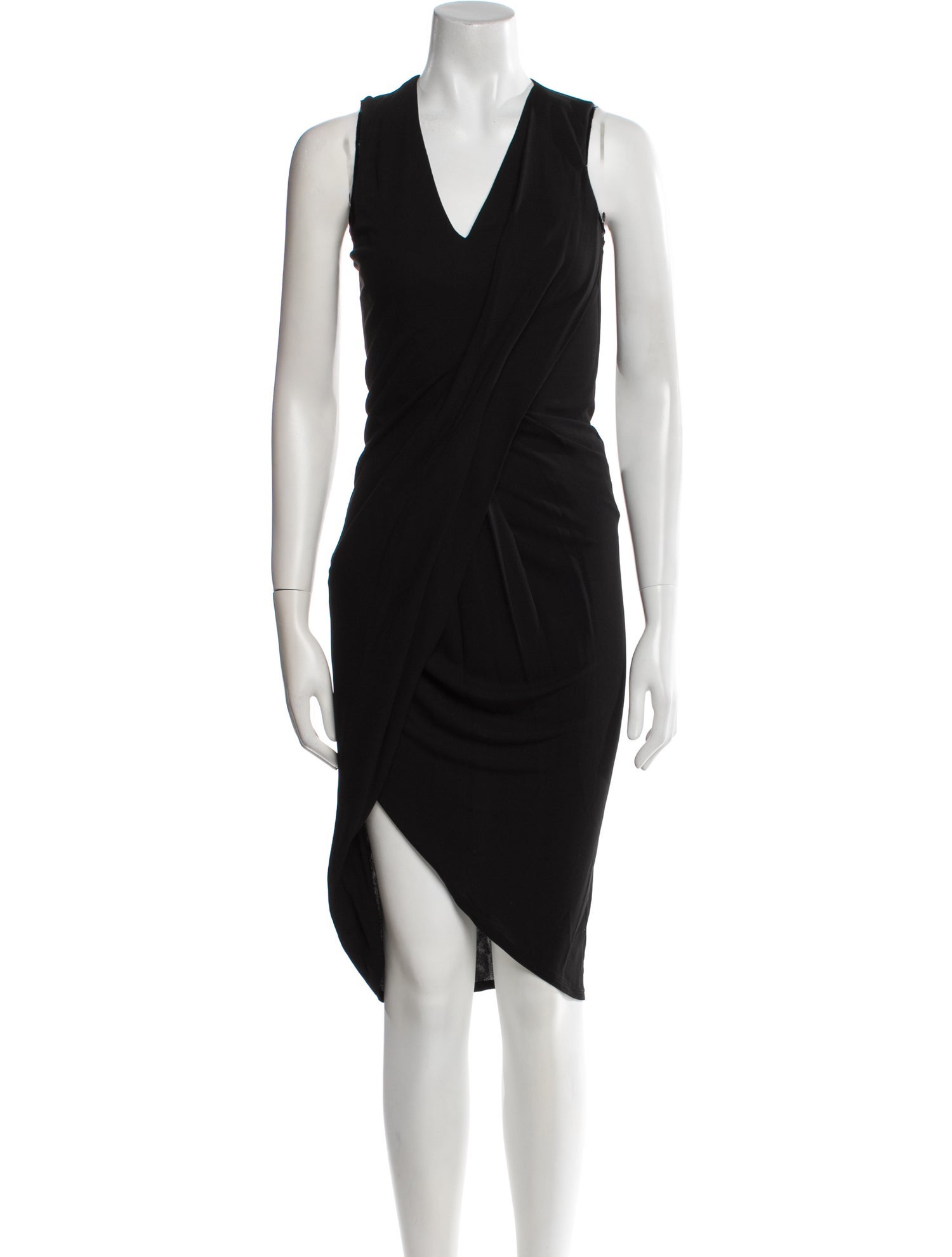 Helmut Lang Cowl Neck Midi Length Dress w/ Tags