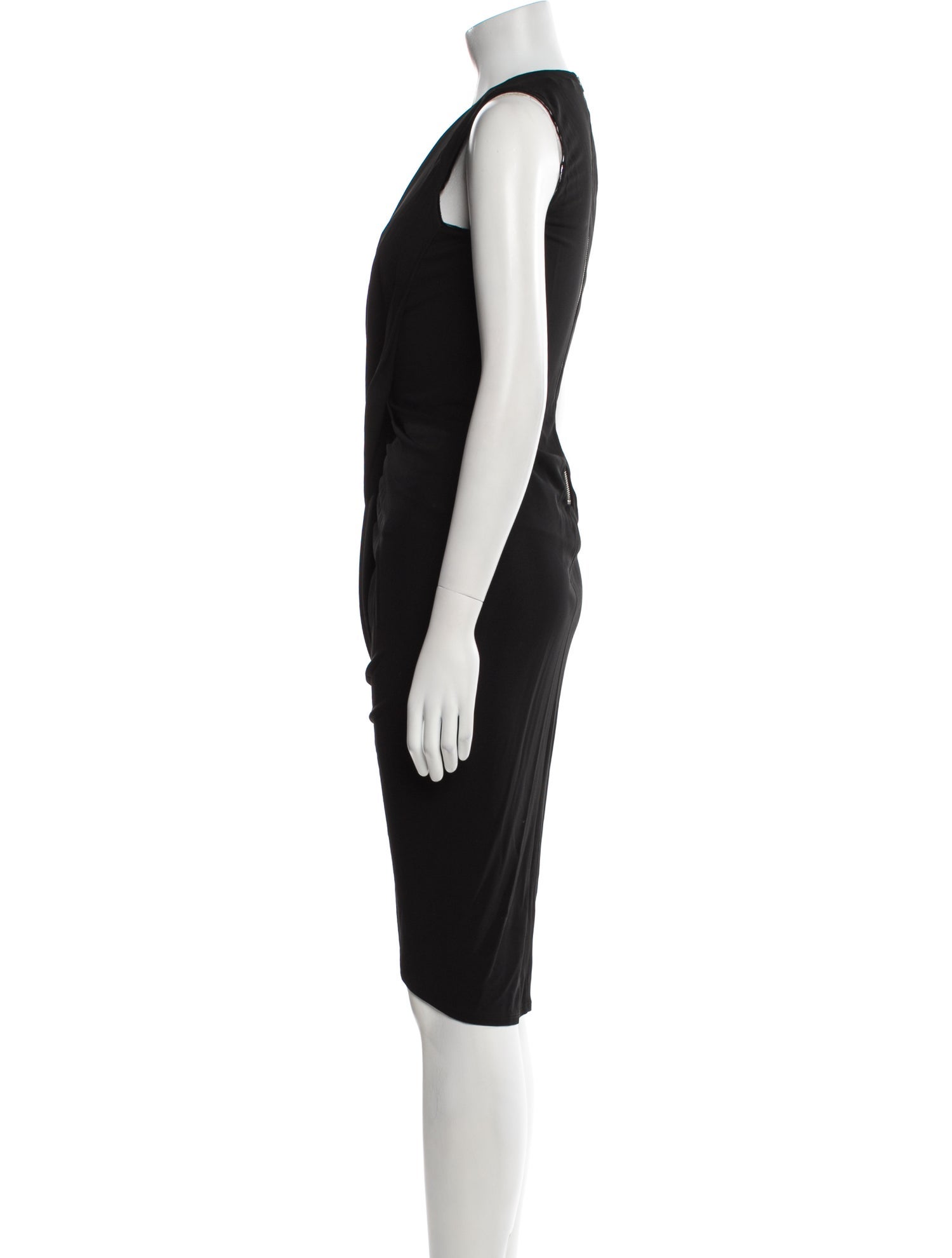Helmut Lang Cowl Neck Midi Length Dress w/ Tags