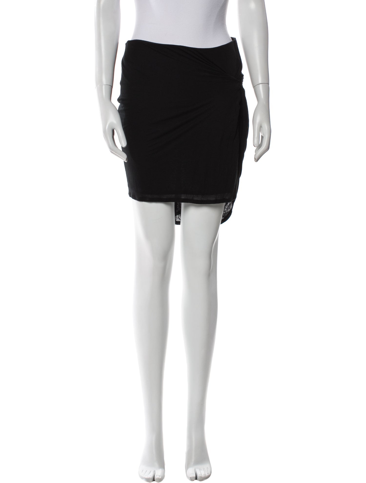 Helmut Lang Pleated Accents Mini Skirt
