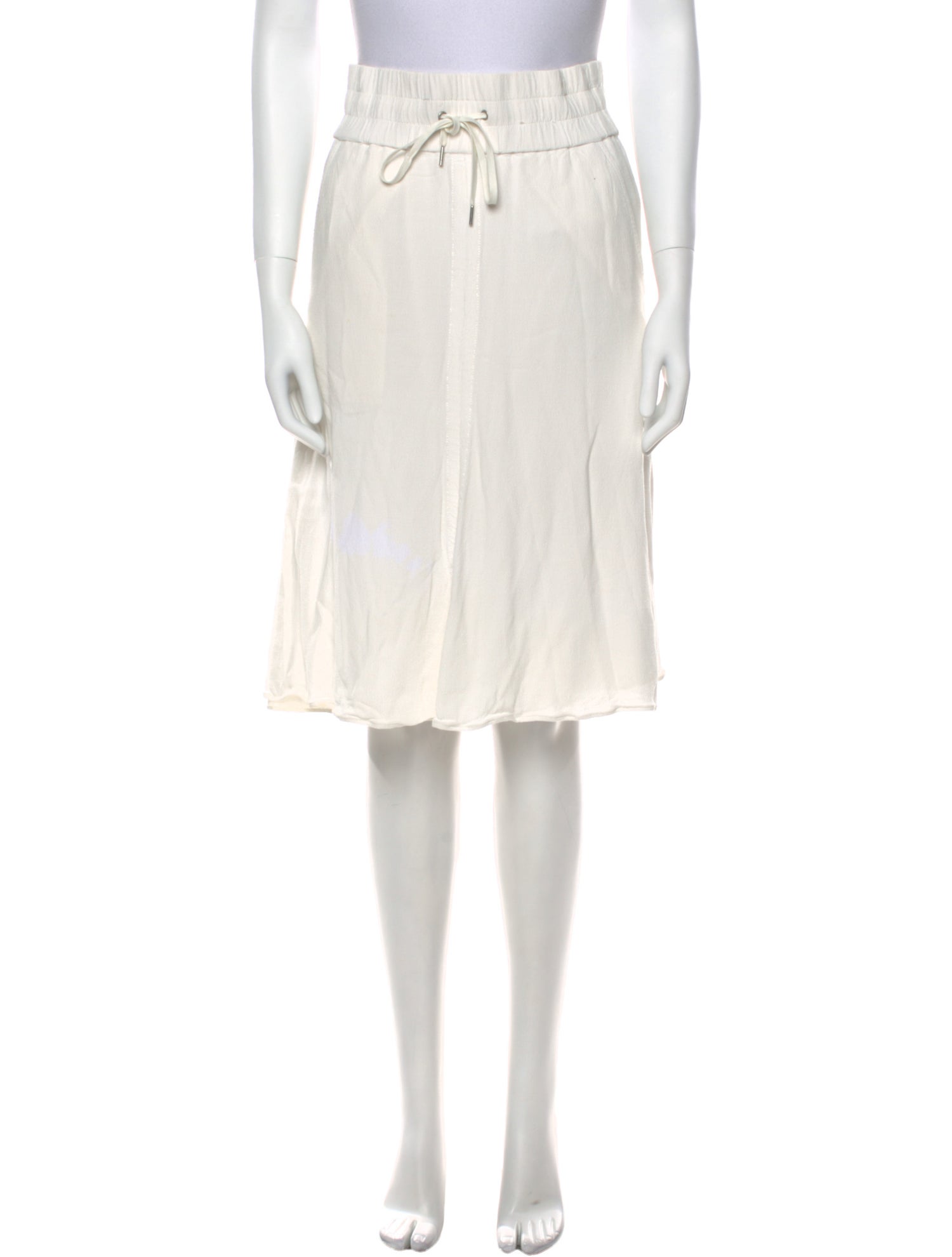 Helmut Lang Ruffle Embellishment Knee-Length Skirt