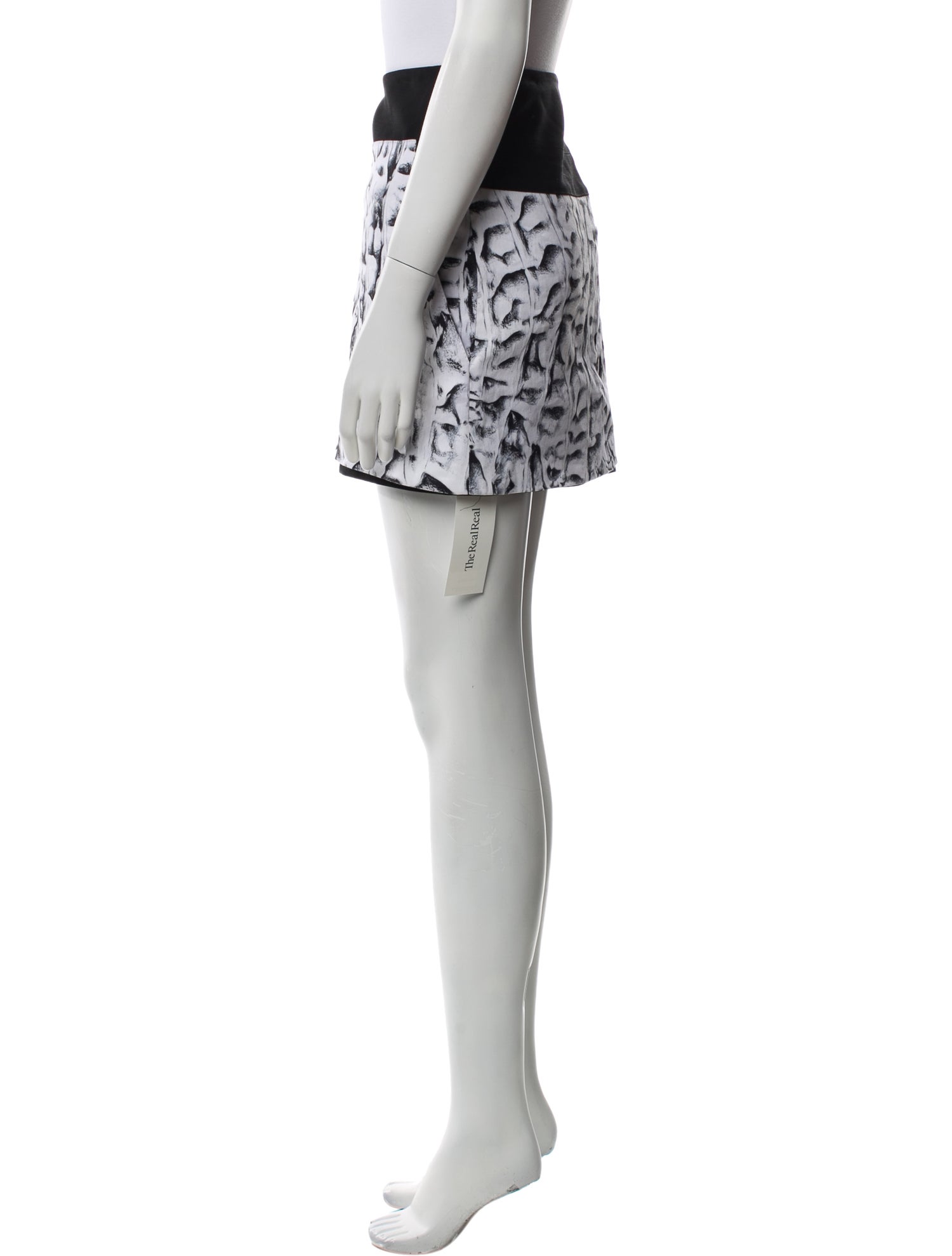 Helmut Lang Linen Mini Skirt