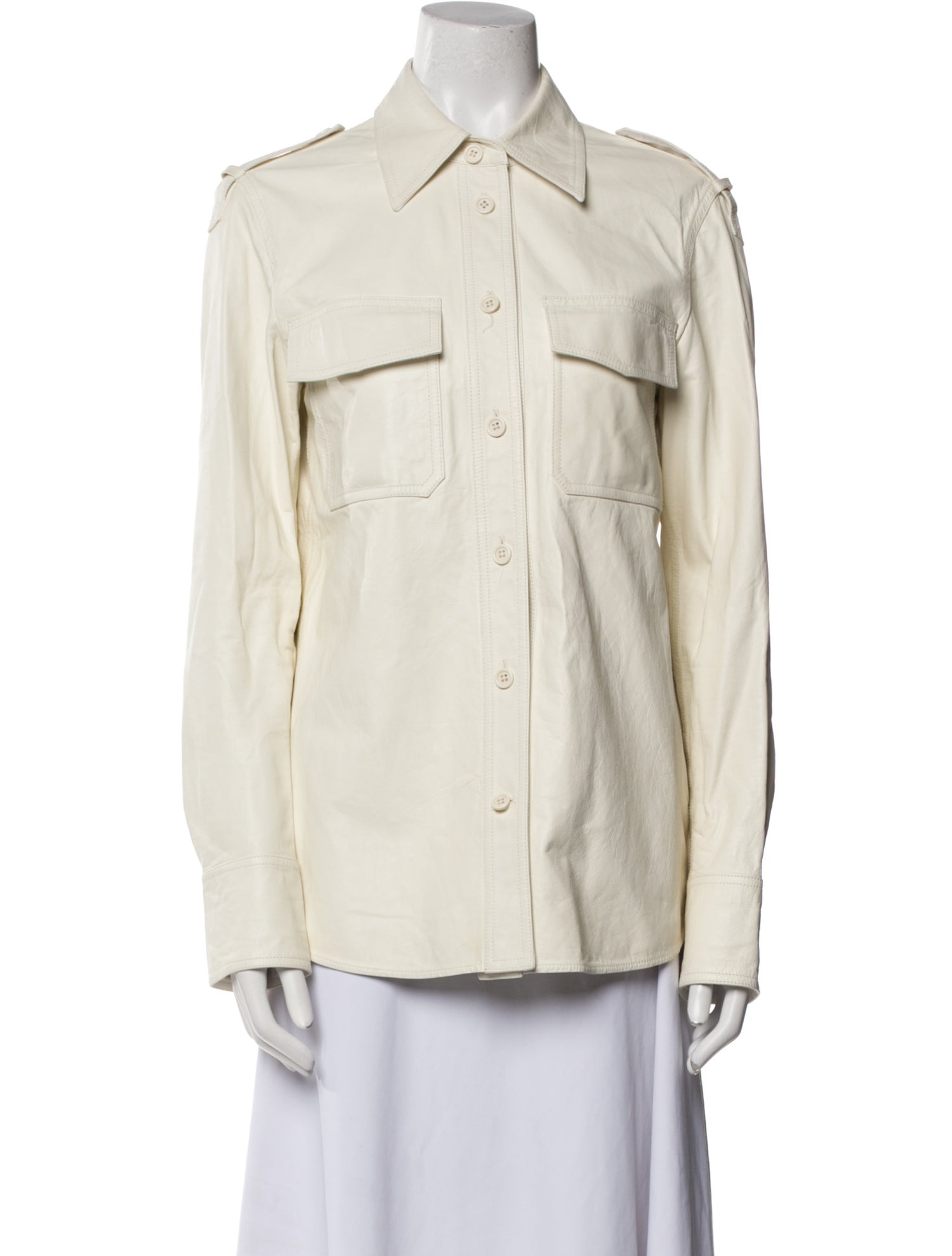 Helmut Lang Leather Utility Jacket