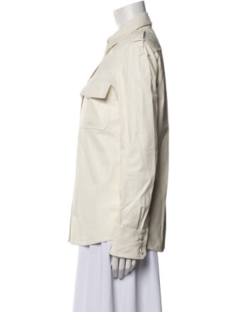 Helmut Lang Leather Utility Jacket