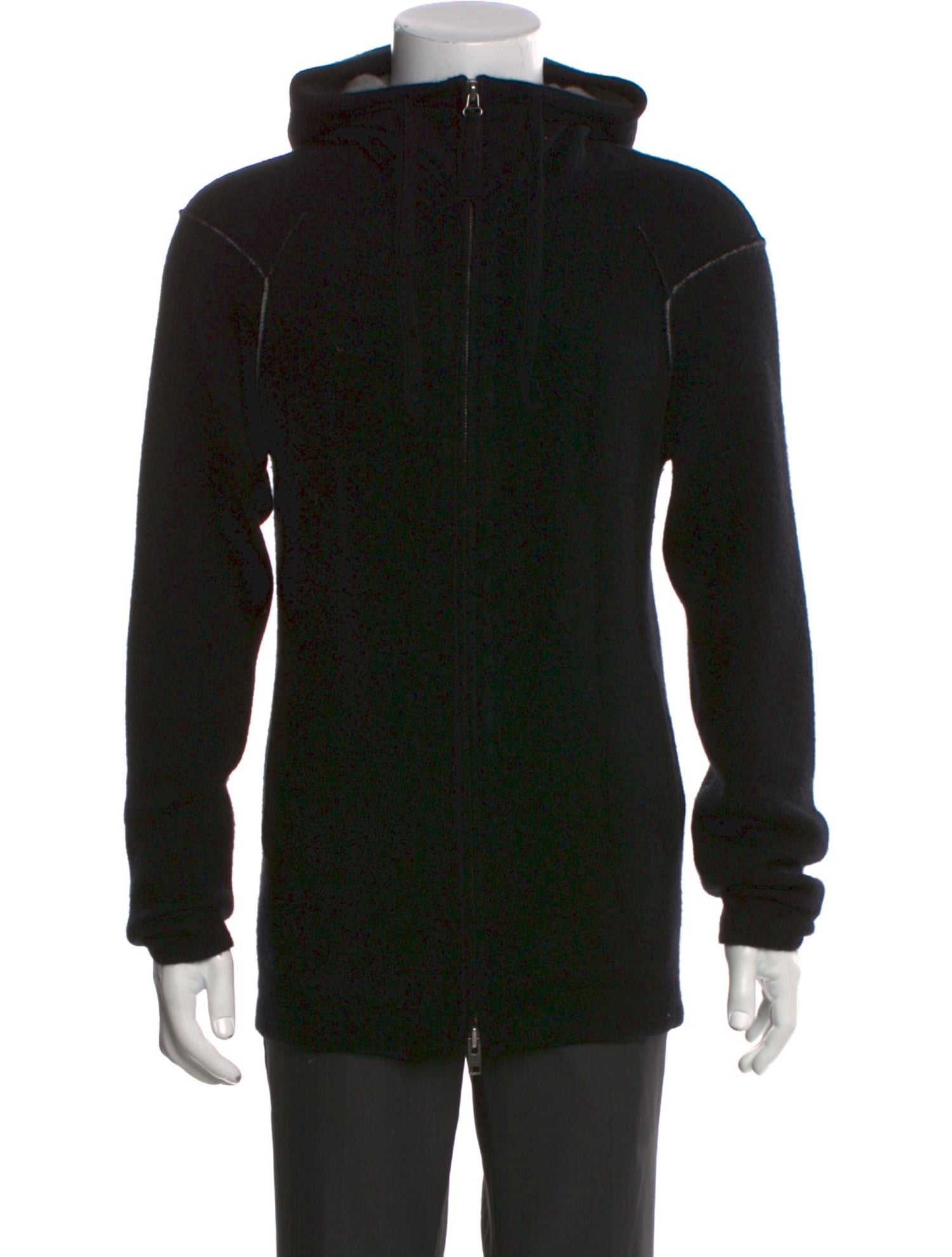 Helmut Lang Cashmere Mock Neck Hoodie