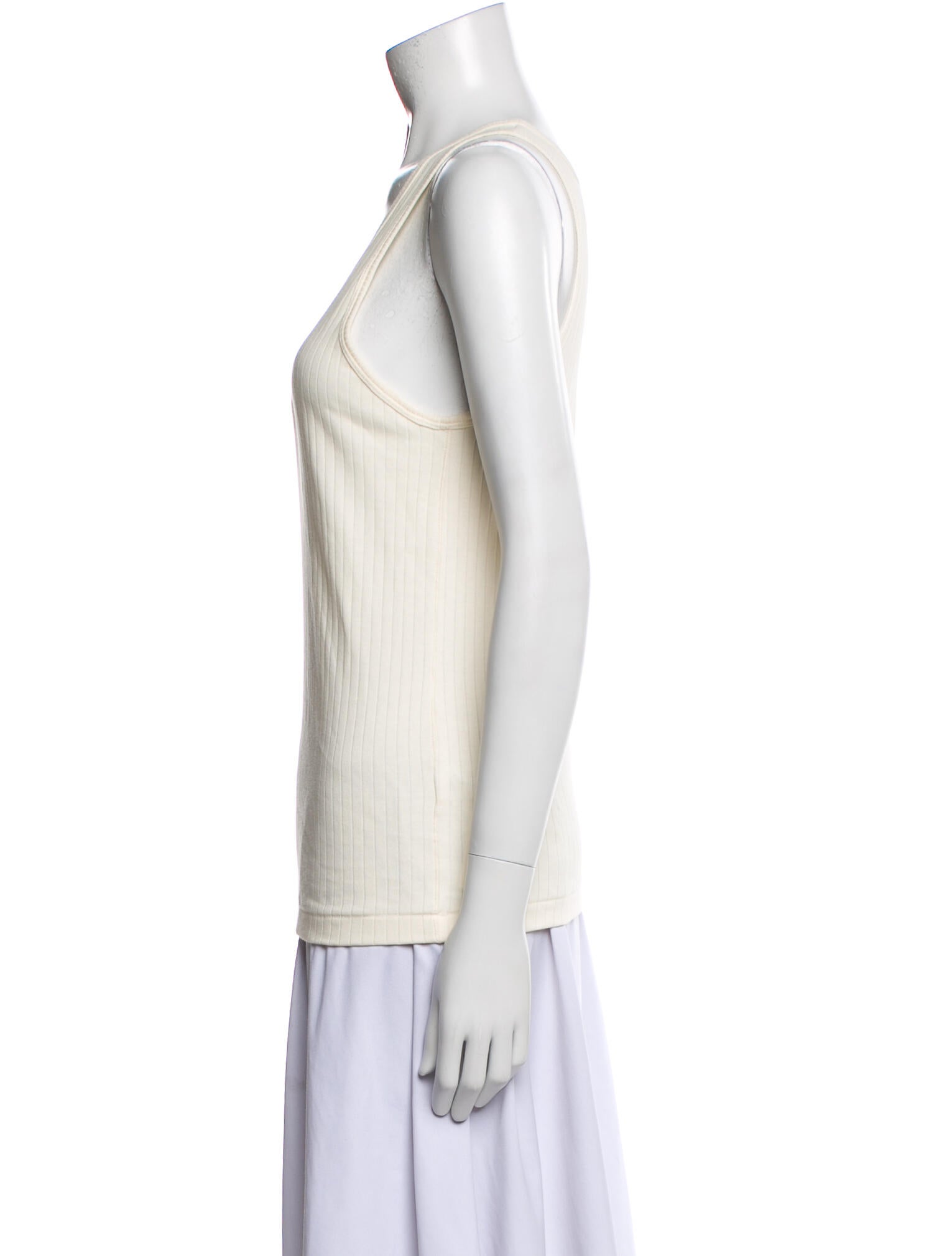 Helmut Lang Scoop Neck Sleeveless Top