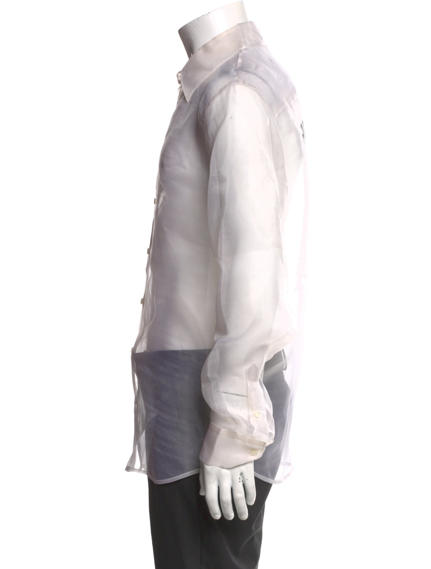 Helmut Lang Silk Long Sleeve Shirt