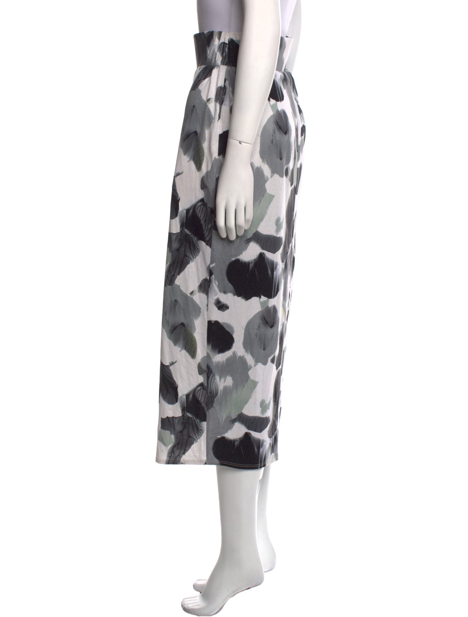 Helmut Lang Silk Midi Length Skirt