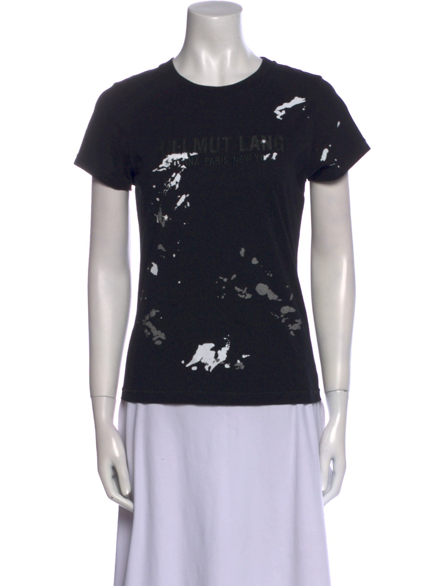 Helmut Lang Graphic Print Crew Neck T-Shirt
