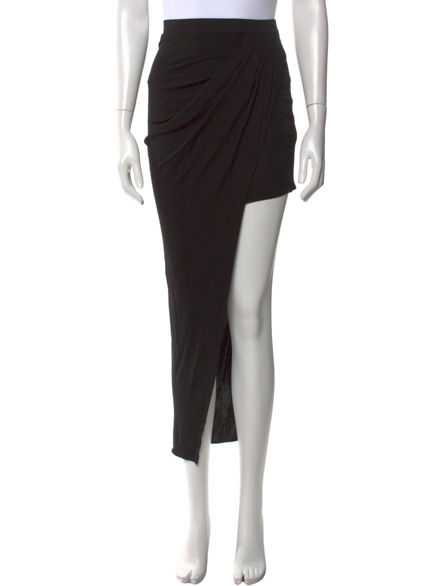 Helmut Lang Cutout Accent Midi Length Skirt