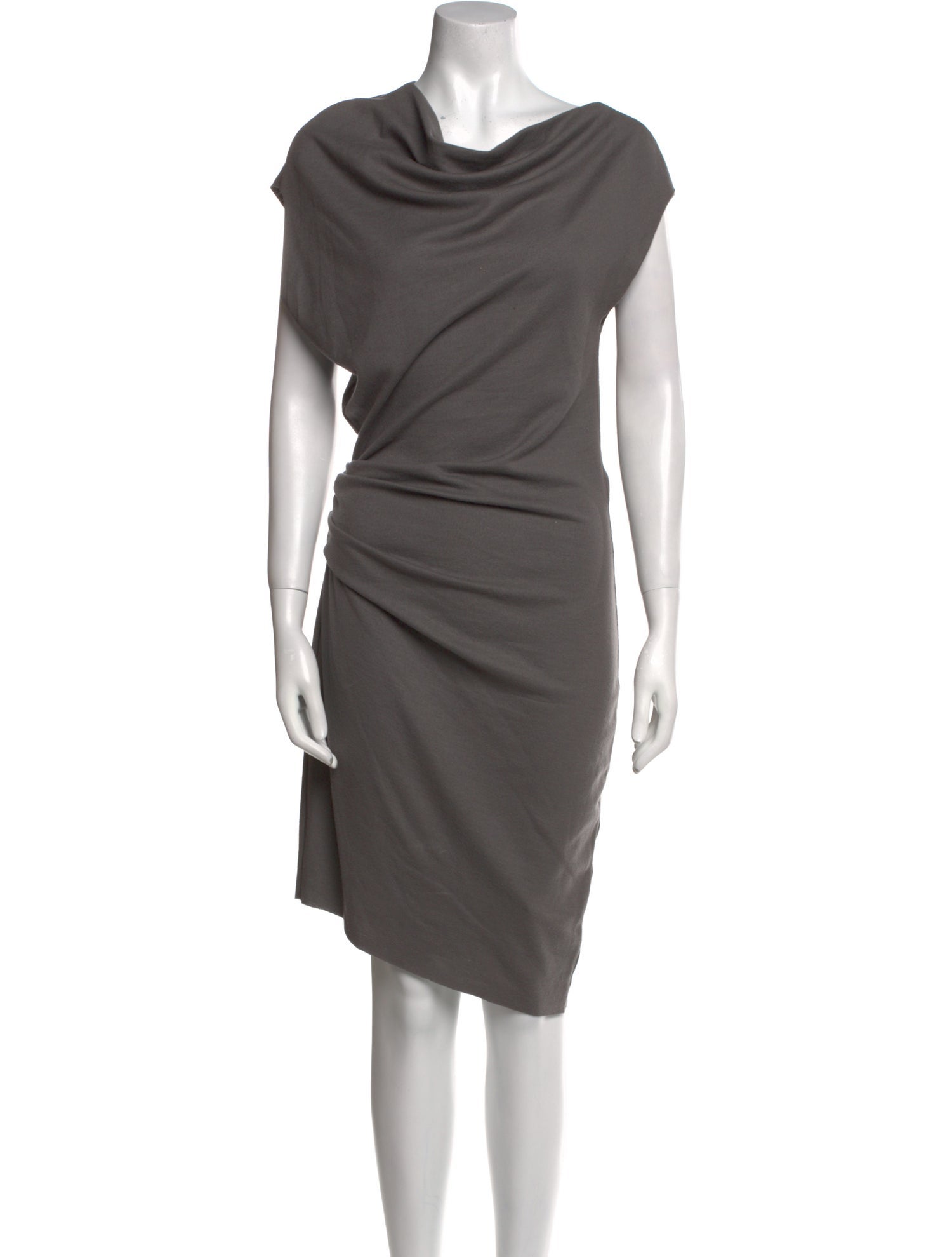 Helmut Lang Wool Midi Length Dress