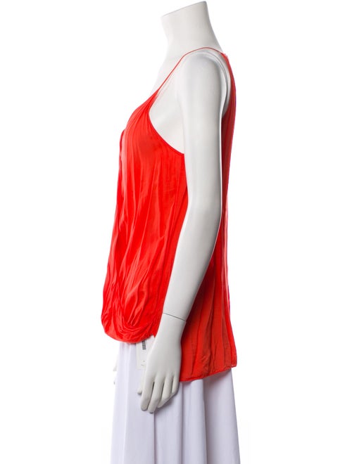 Helmut Lang V-Neck Sleeveless Blouse