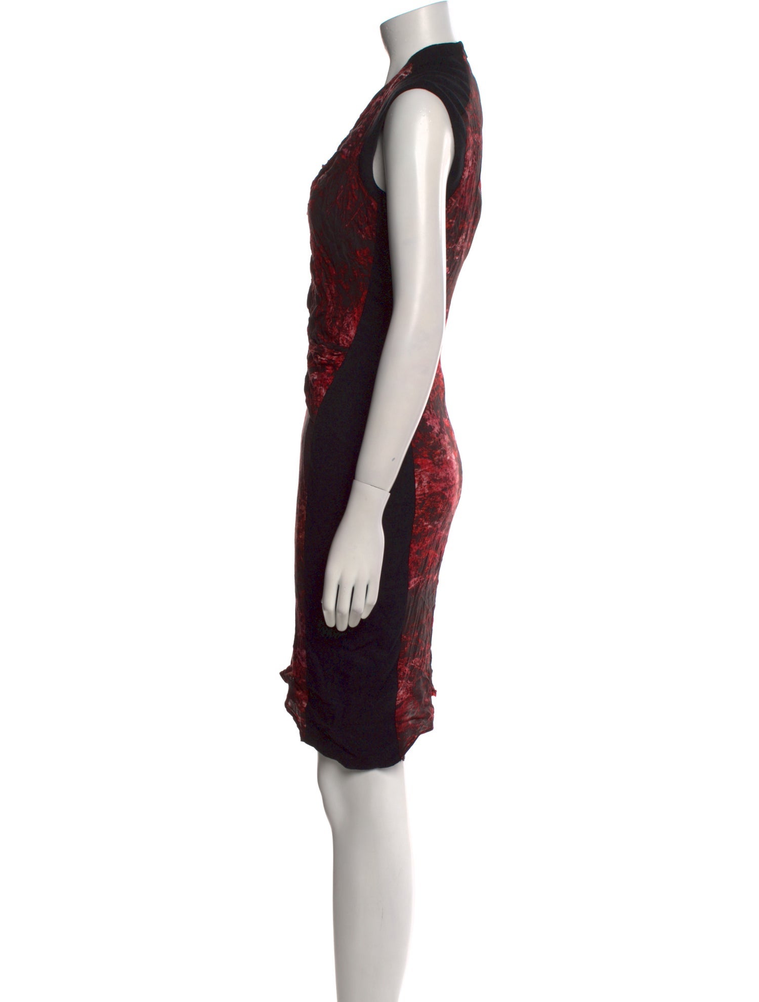 Helmut Lang Printed Knee-Length Dress