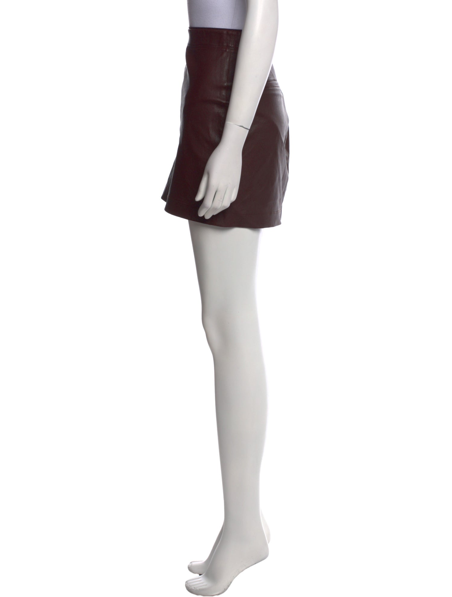 Helmut Lang Leather Mini Skirt