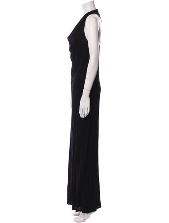 Helmut Lang Cowl Neck Long Dress