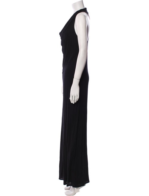 Helmut Lang Cowl Neck Long Dress