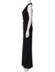 Helmut Lang Cowl Neck Long Dress