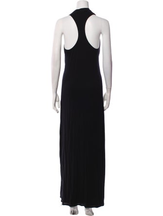Helmut Lang Cowl Neck Long Dress