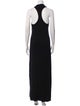 Helmut Lang Cowl Neck Long Dress