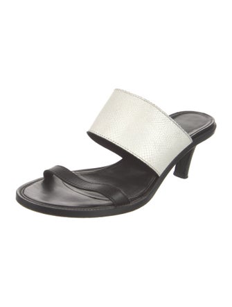 Helmut Lang Leather Slides