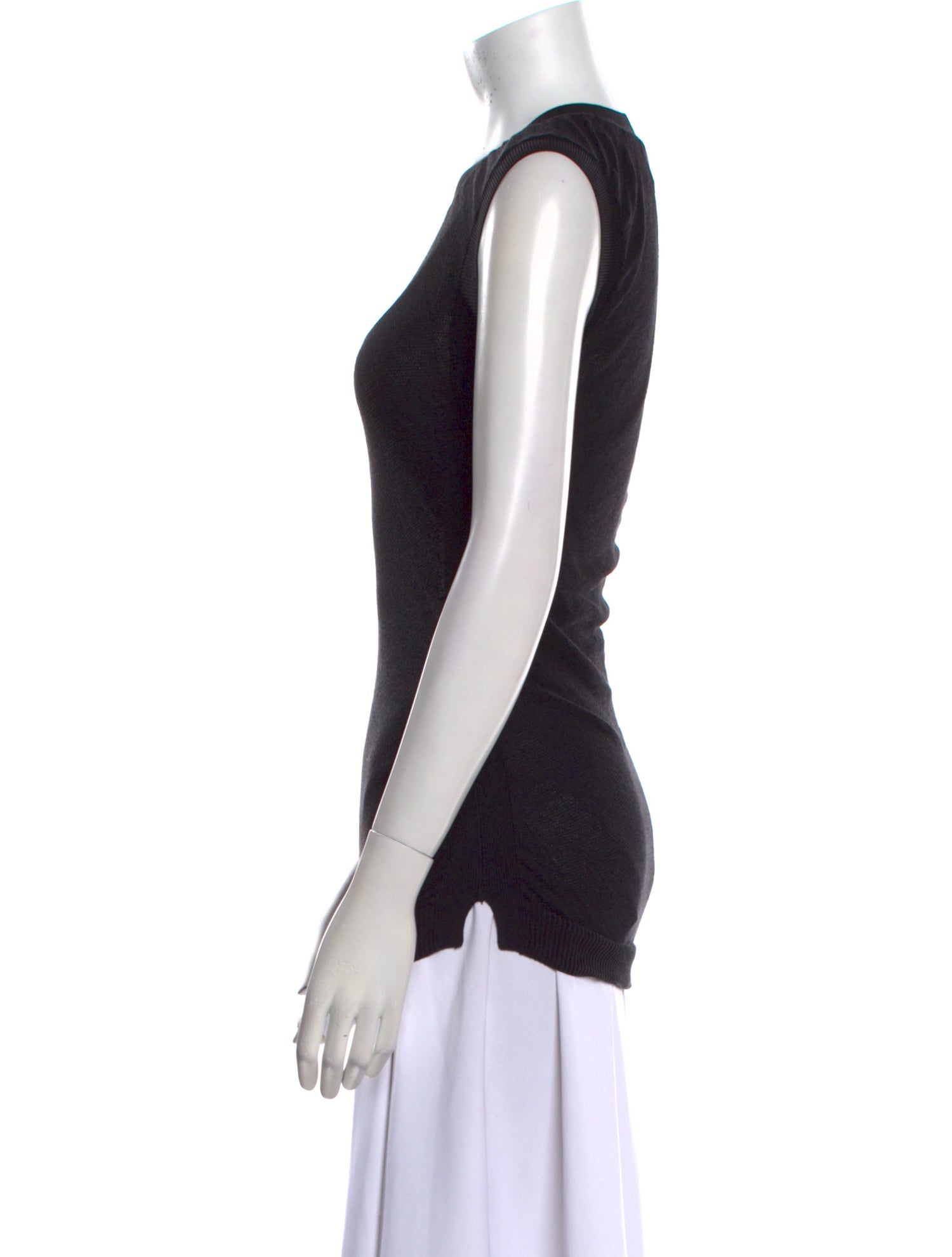 Helmut Lang Silk Crew Neck Sweater