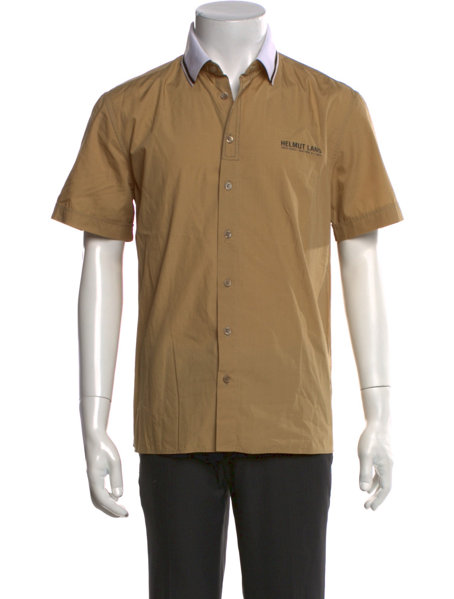 Helmut Lang Graphic Print Short Sleeve Shirt