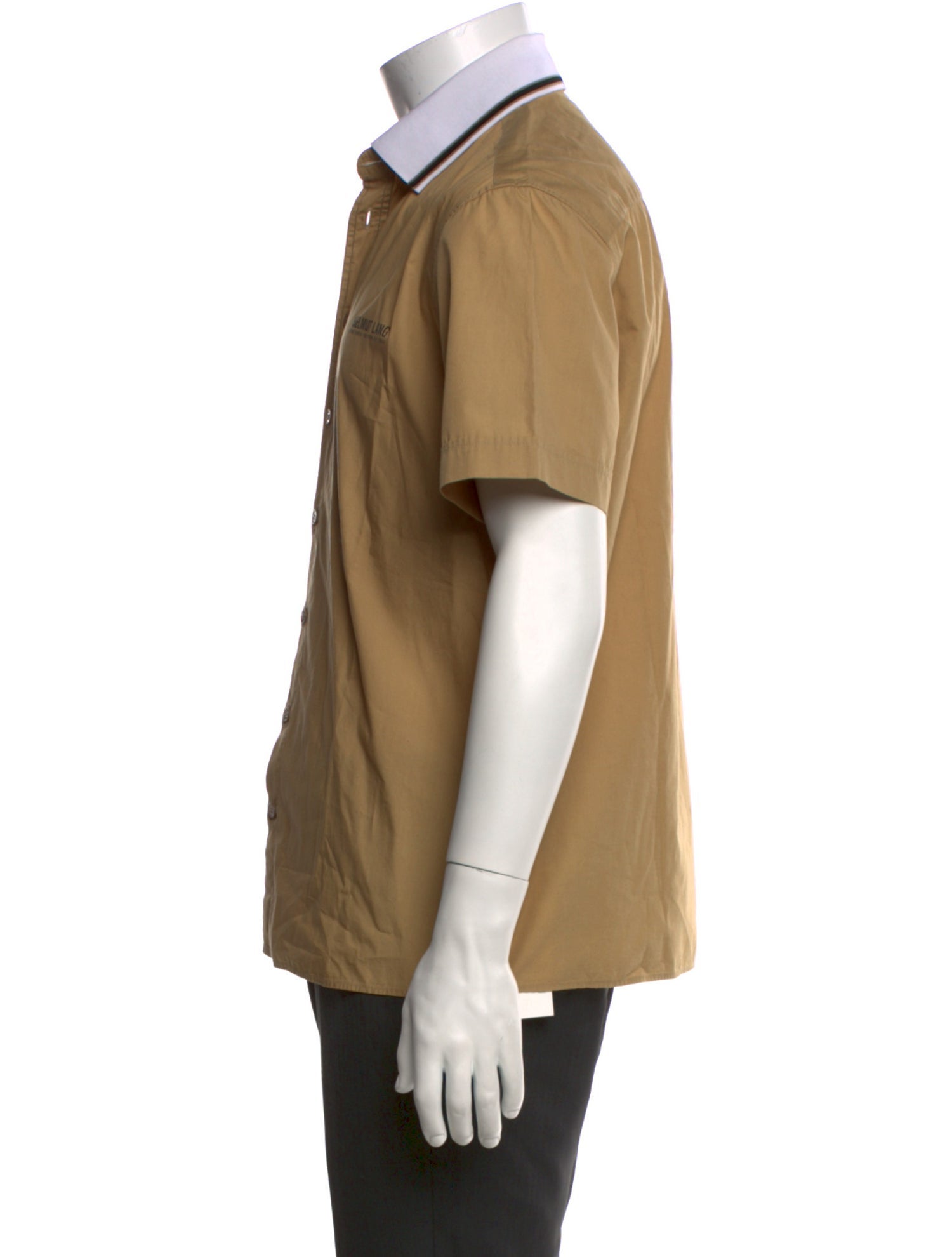 Helmut Lang Graphic Print Short Sleeve Shirt